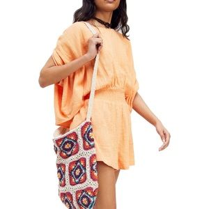 Free people Pietro orange romper